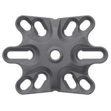 Placa base para bujes atornillados con 6-8 pernos, p. ej.: Dodge, Chevrolet, GMC, Ford Pick Up