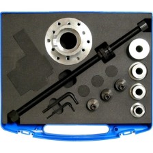 Kit de extracción de cojinetes de rueda UNI set 15 piezas sin hidráulica, extracción de cojinetes de bolas dobles