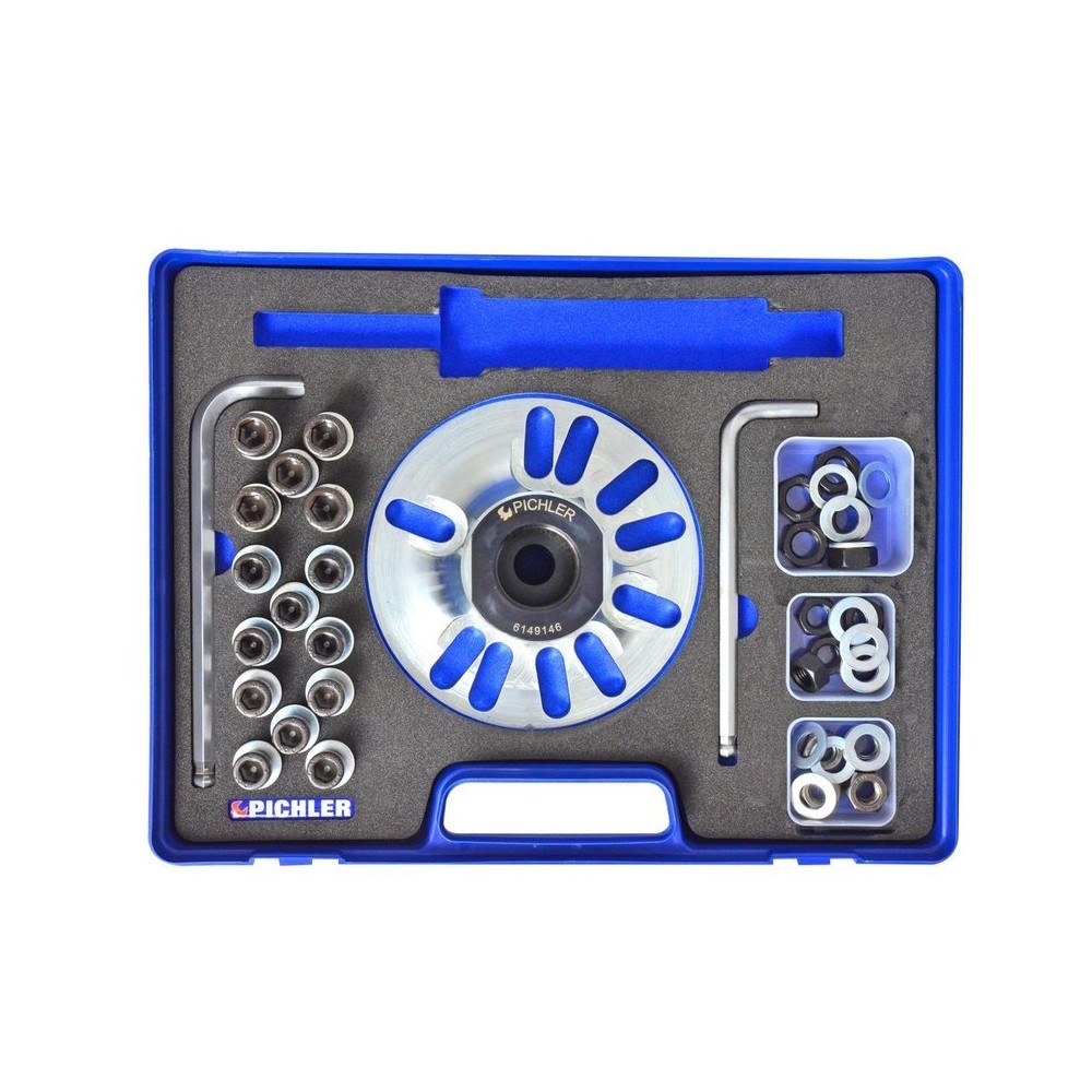 Brida de cubo de rueda con paso de 3, 4 y 5 orificios