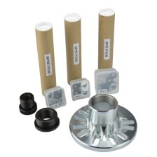 Brida de cubo de rueda con paso de 3, 4 y 5 orificios