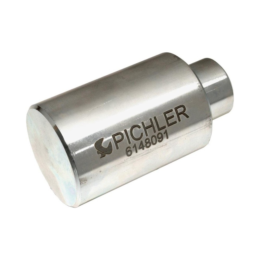 Conjunto de cubo de rueda con mandril de montaje