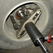 Extractor de cubos para remolques de plataforma baja con cubos 10/225