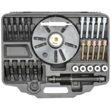 Extractor de cubos de rueda para turismos, todoterrenos y furgonetas con husillo de impacto vibratorio y adaptador, tornillos d