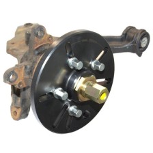 Extractor de cubos de rueda para turismos, todoterrenos y furgonetas con husillo de impacto vibratorio y adaptador, tornillos d