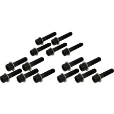 Tornillos de rueda de repuesto, juego de 15 piezas, M12 x 1,25, M12 x 1,5, M14 x 1,5, longitud 60 mm + arandela