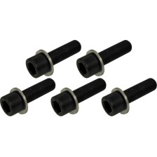 Tornillos para rueda de repuesto (5 piezas). M12x1,25 calidad 10,9. Longitud 40 mm + arandela.