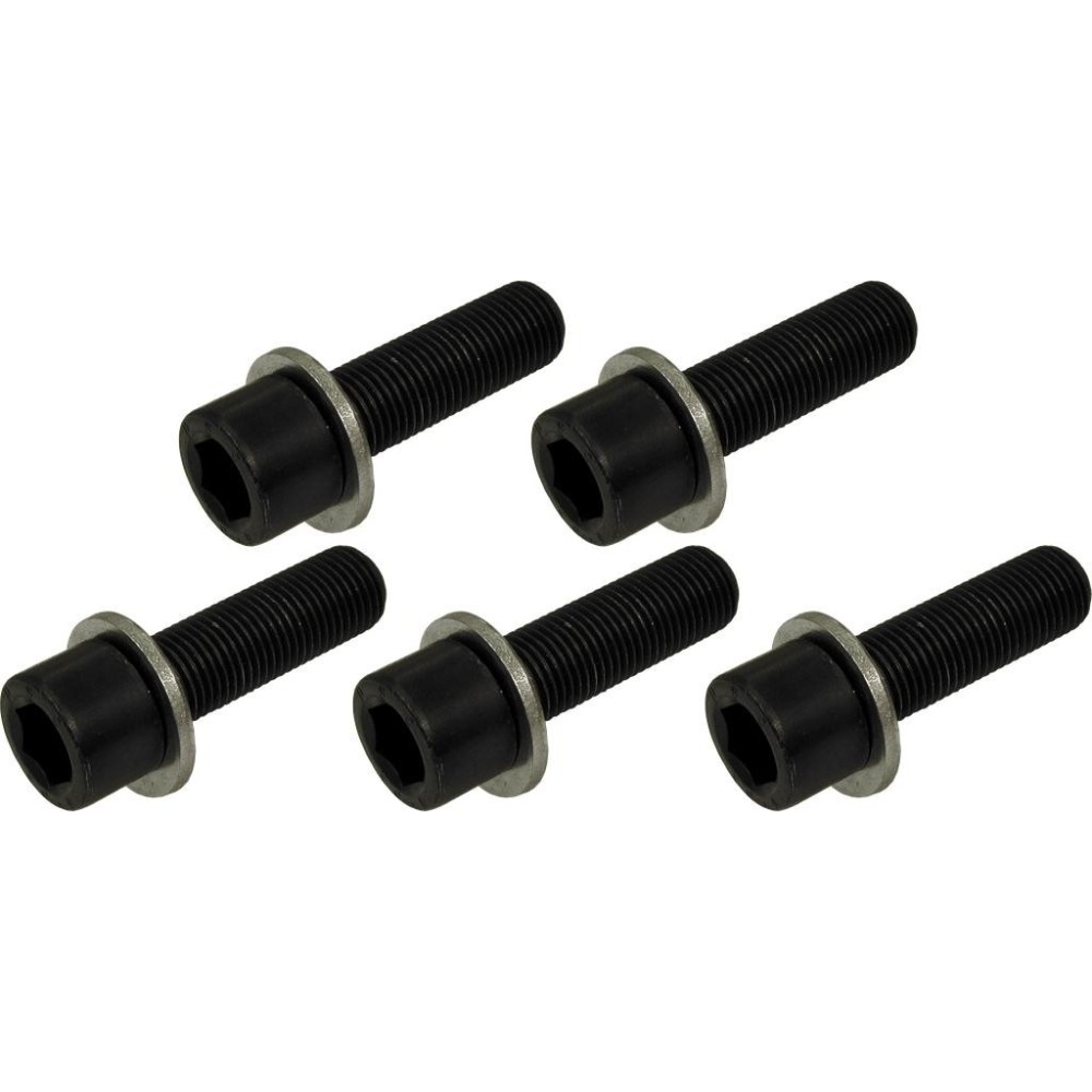Tornillos para rueda de repuesto (5 piezas). M12x1,25 calidad 10,9. Longitud 40 mm + arandela.