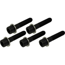 Tornillos de rueda de repuesto, juego de 5 piezas, M12 x 1,25, calidad 10.9, longitud 60 mm + arandela