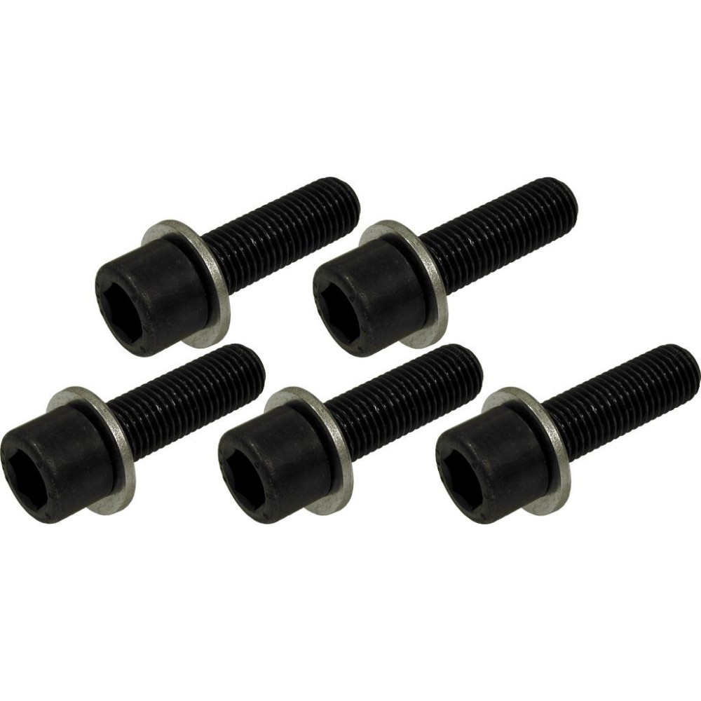 Tornillos para rueda de repuesto (5 piezas). M12x1,5 calidad 10,9. Longitud 40 mm + arandela.