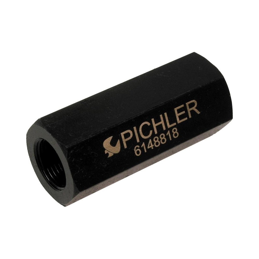 Adaptador de conexión 2 x rosca interior M18 IG M18x1,5 / IG M18x1,5