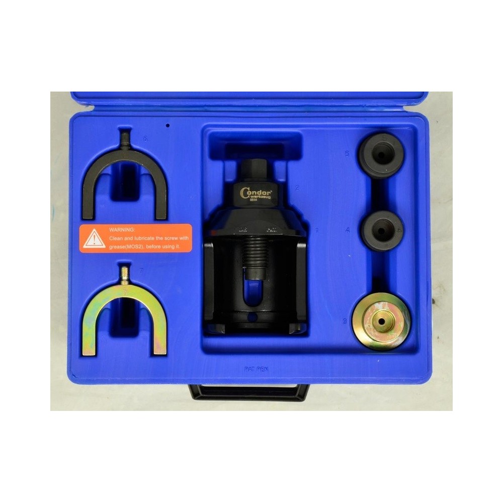 Extractor de rótula de eje delantero para VW T4 con juego de horquillas y juego de piezas de presión