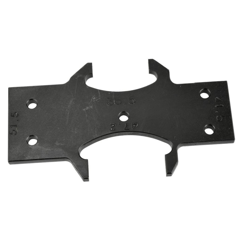 Calibre de medición para enganches de remolque - barra de tiro para vehículos industriales / Prueba de desgaste de argollas y p