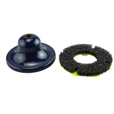 Rectificadora de cubos de rueda tipo 1 con accionamiento de 1/2' de diámetro interior de 75 mm, 1 unidad básica + 1 disco