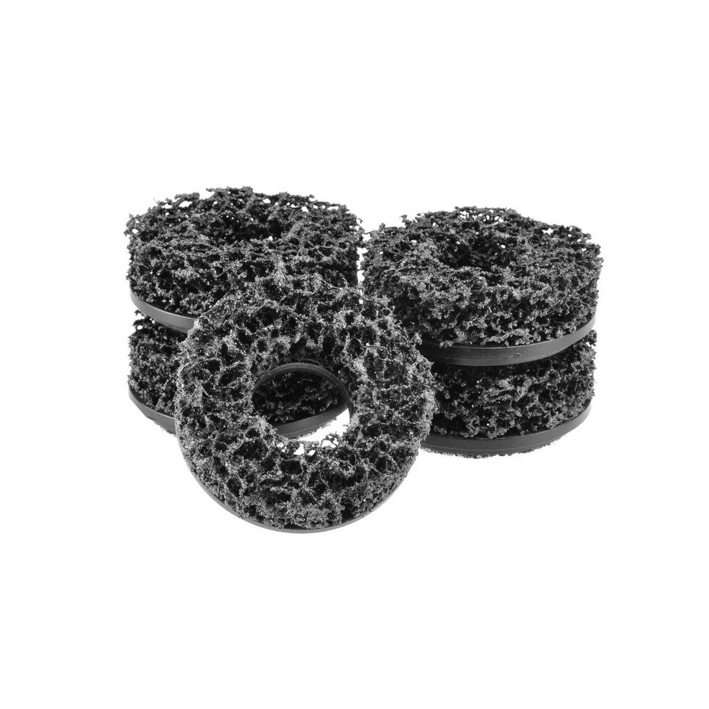 Discos de limpieza de repuesto, juego de 5 piezas, medianos, 56 mm (negros) para rectificadoras de cubos de rueda 61495550