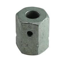 Tuerca hexagonal de 27 mm sin pasador de resorte