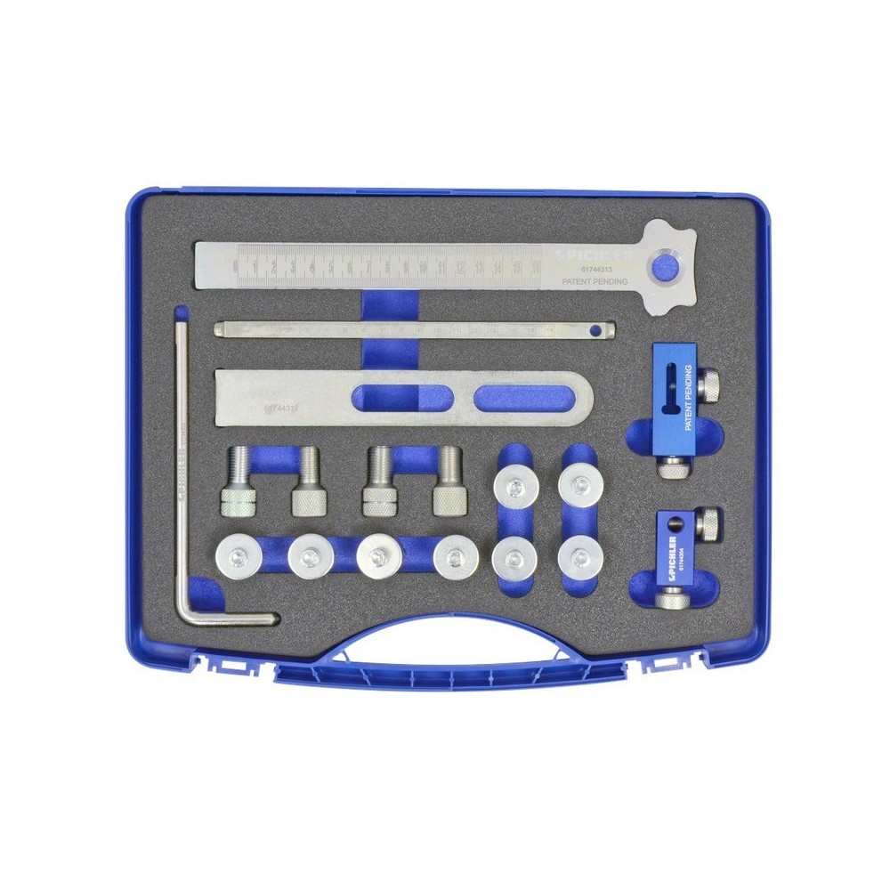 Juego de herramientas universales para diagnóstico de inclinación (18 piezas)