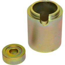 Juego de media carcasa con pieza de presión y manguito de presión de 57 mm para porta-fuelle BPW