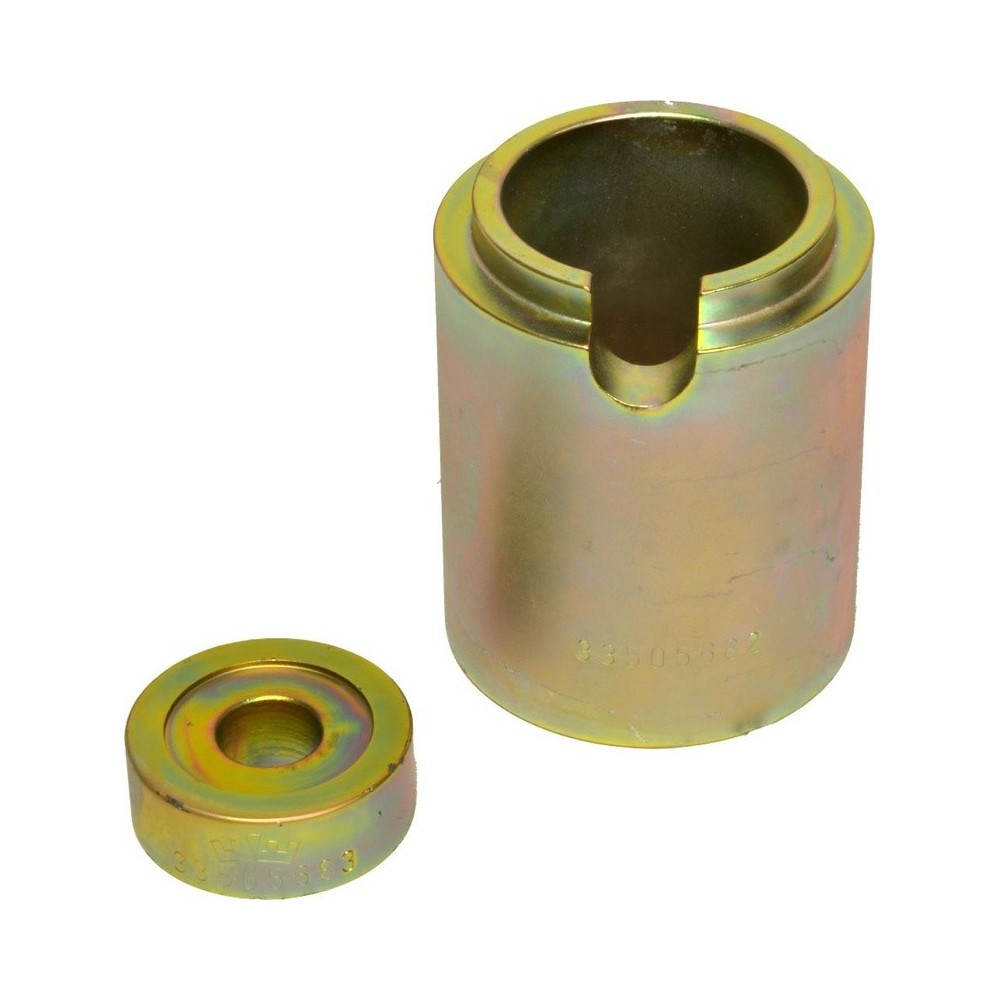 Juego de media carcasa con pieza de presión y manguito de presión de 57 mm para porta-fuelle BPW