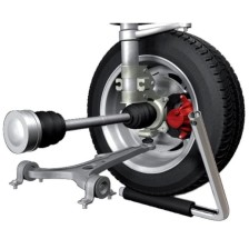 Comprobador de holgura de la articulación del eje