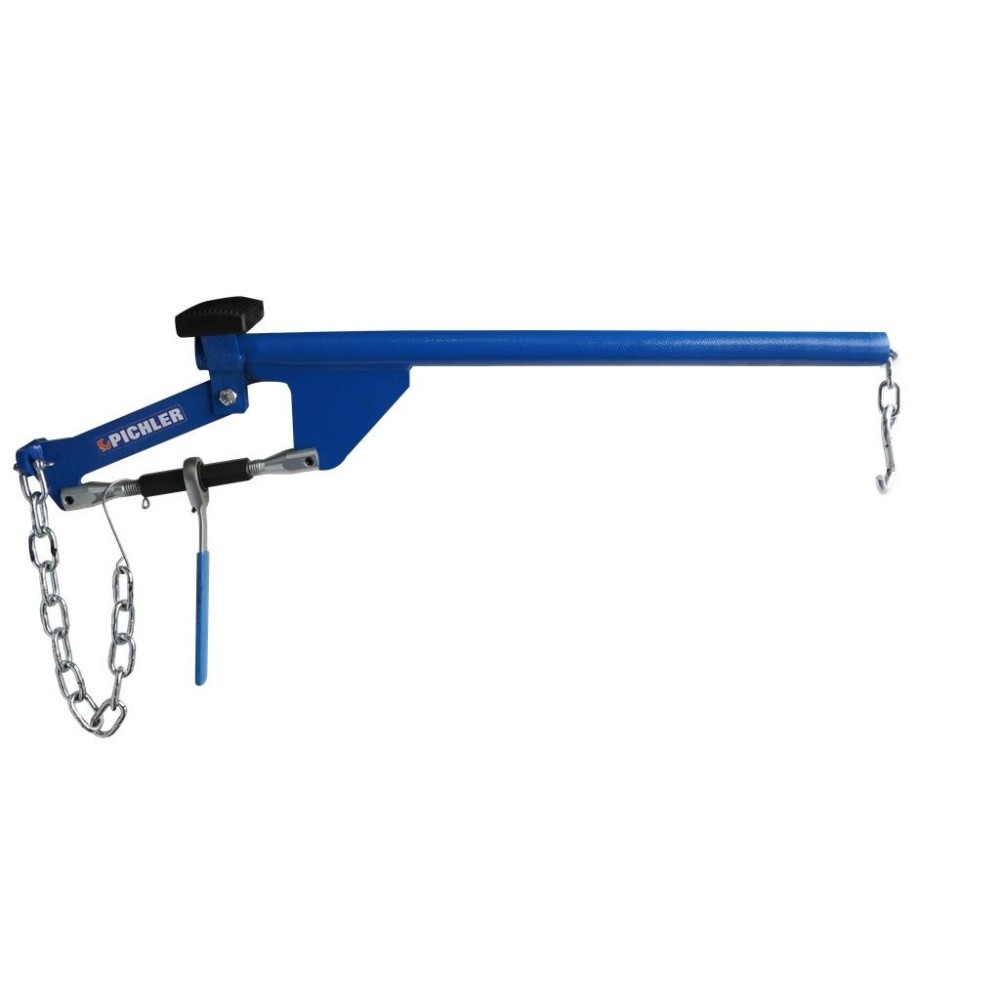 Palanca de brazo de suspensión UNI con elemento de sujeción y llave de carraca