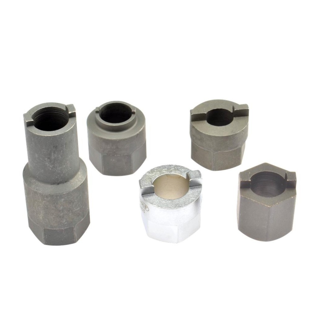 Juego de 5 vasos para tuercas para reparación de amortiguadores