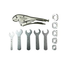 Herramienta de sujeción para amortiguador, juego de 13 piezas