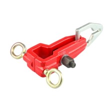 Abrazadera de tiro de tres puntos 140 extra profunda de 6 toneladas, ancho de mordaza 45 mm