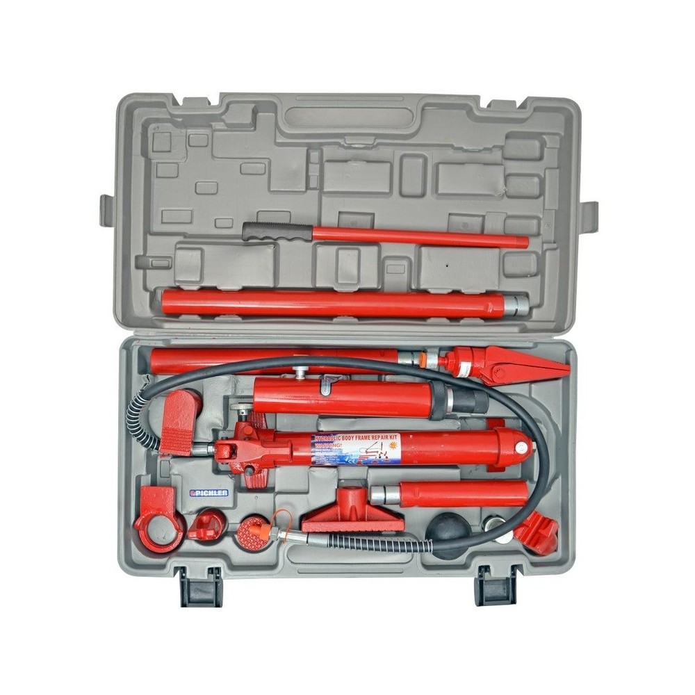 Kit de reparación de carrocería hidráulica - 10 toneladas 15 piezas incl. cilindro esparcidor