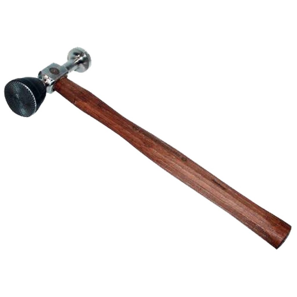 Martillo de torsión para abolladuras 1x elástico, contorno espiral 42 mm 1x redondo liso 31,5 mm