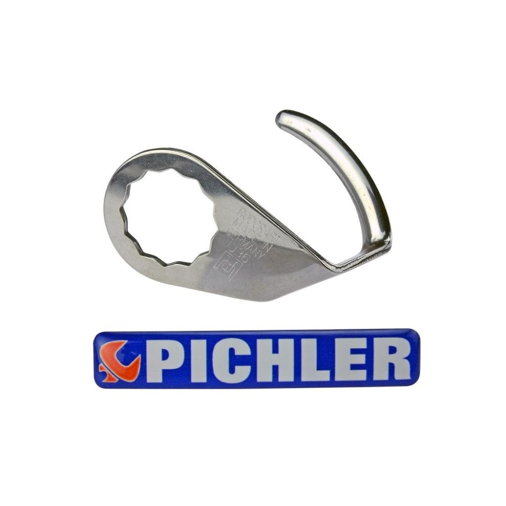 Cuchillas de repuesto tamaño 1, curvadas en forma de U, longitud de corte 36,0 mm, par para cortadores de disco