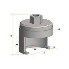 Extractor de brazo de limpiaparabrisas universal Ford universal