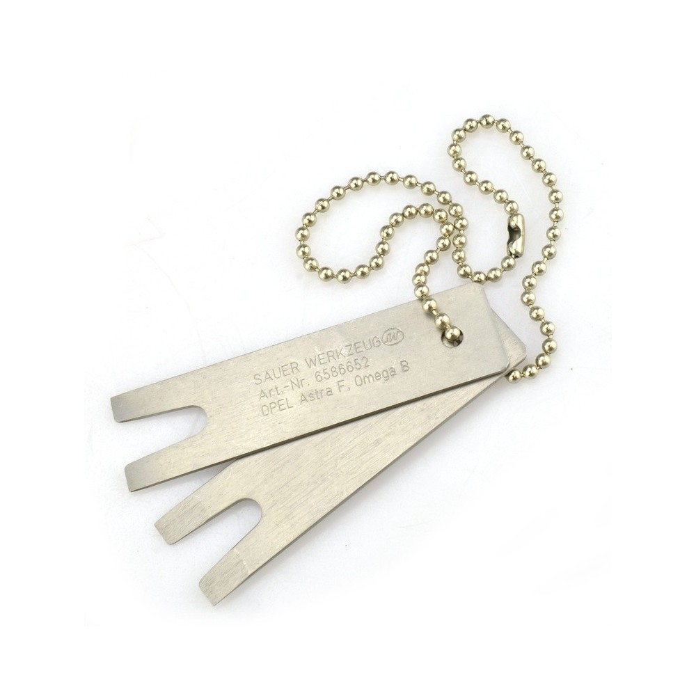 Cuñas de extracción de rodillos de ventilación, rojas, 2 piezas, para Opel Astra, Omega