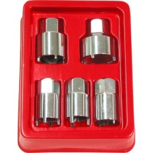 Conectores para tuercas de antena, 5 piezas, 3 y 4 clavijas, 17 mm, cuadrado de 3/8'