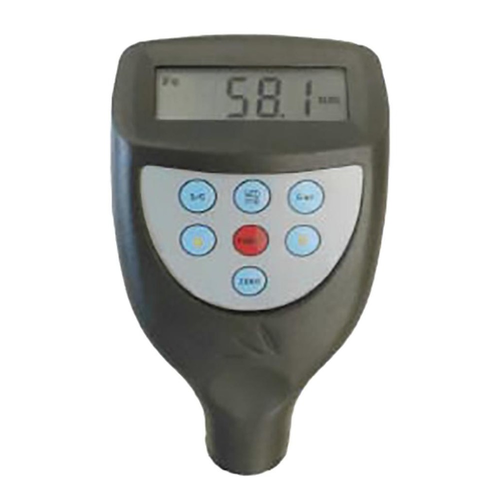 Medidor de espesor de pintura para medir el espesor de la pintura.