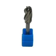 Rodillo de fresado de carburo redondo de Ø 12,0 mm con dientes frontales / eje de Ø 6,0 mm