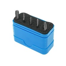 Fresas de carburo con dientes de aluminio, 5 piezas, vástago de 3 mm