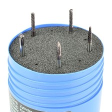 Juego de fresas de carburo sólido, 5 piezas.