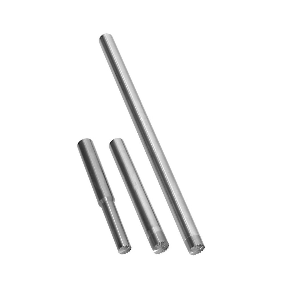 Fresa de carburo especial, corte de cara final, 3 piezas.