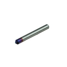 Fresa HM 6 x 55 mm KSJ 60° forma avellanada / vástago: corte transversal de 6 mm, RECUBRIMIENTO AZUL