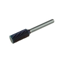 Fresa de carburo 12 x 70 mm dentado cilíndrico transversal / vástago: 6 mm RECUBRIMIENTO AZUL