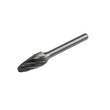 Fresa de carburo, arco redondo, 12,0 mm, dientes de aluminio / vástago: 6 mm
