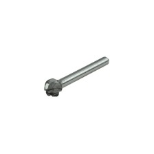 Fresa HM, forma esférica, 12,0 mm, dientes de aluminio / vástago: 6 mm