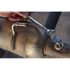 Llave de carraca de doble articulación, 13 mm, dientes finos, 120 dientes