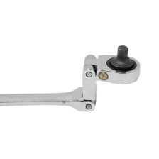 Llave de carraca de doble articulación, 13 mm, dientes finos, 120 dientes