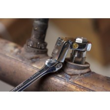 Llave de carraca de doble articulación, 13 mm, dientes finos, 120 dientes