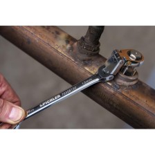 Llave de carraca de doble articulación, 13 mm, dientes finos, 120 dientes