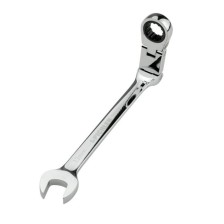 Llave de carraca de doble articulación, 13 mm, dientes finos, 120 dientes