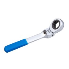 Llave de trinquete unidireccional con cabezal flexible de 13 mm