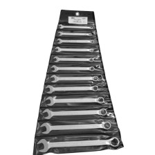 Juego de llaves combinadas de 12 piezas de 7 a 22 mm en maletín de herramientas Elo-Drive