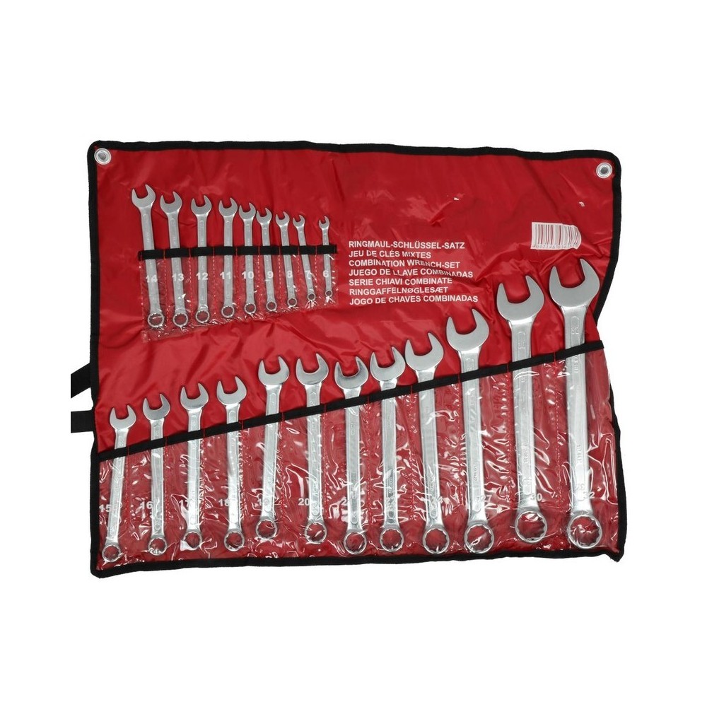 Juego de llaves combinadas 21 piezas de 6 a 32 mm